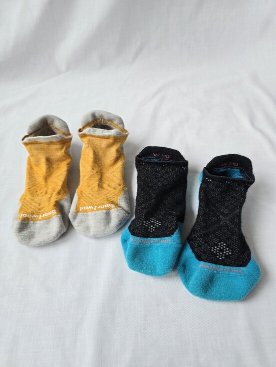 Smartwool Accessories - Smartwool▪️Run Low Ankle Socks Bundle- Mustard/Grey & Turquoise/Black